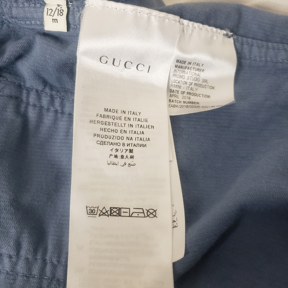 gucci kids jeans size 12-18 months - Picture 7 of 9